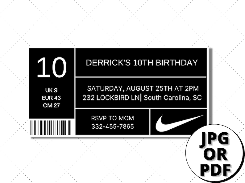 25 off nike birthday