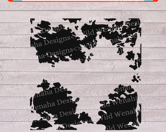 Cow Print Svg - Cow Spot Png - Cowgirl Clipart - Cowboy Print - Cow Print Png - Western Clipart- instant Download