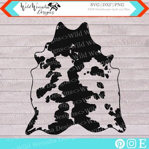 Cow Print Png - Cow Hide svg - cow skin rug png - svg/png/dxf
