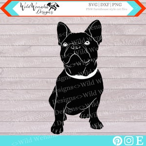 French Bulldog SVG - Frenchie Svg - Dog Png - Bulldog Png - instant download