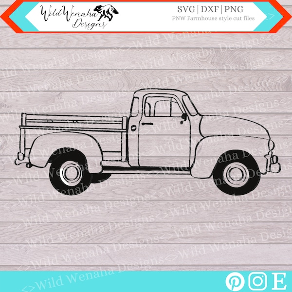 GMC truck svg - Pickup truck svg - svg - png - dxf - instant Download