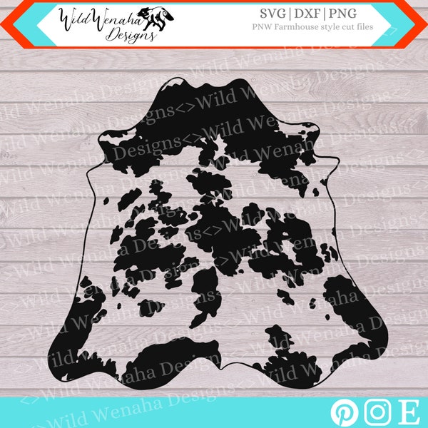 Cow Print Png - Cow Hide svg - cow skin rug png - svg/png/dxf