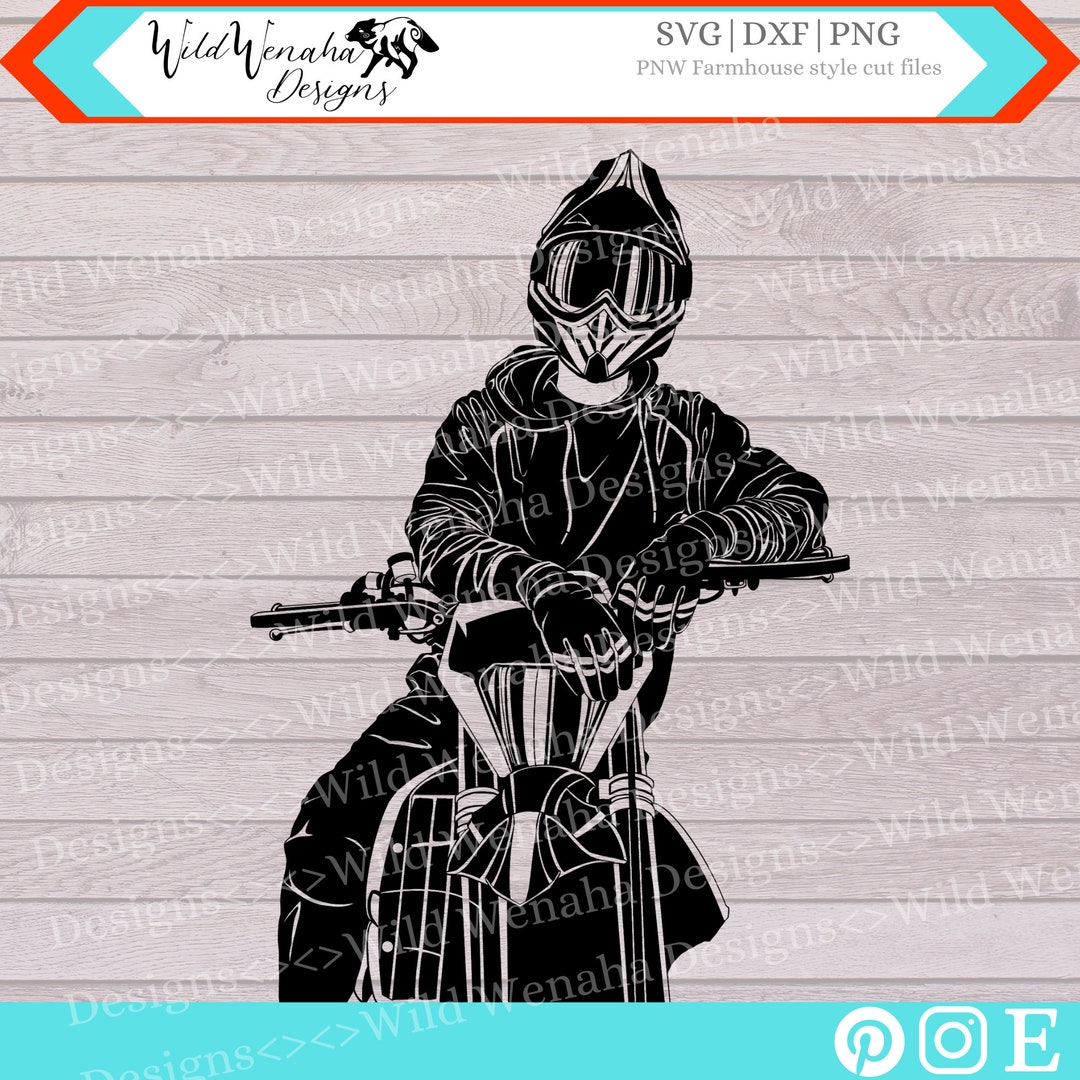 Grasstrack Rider Svg Dirt Bike Rider Svg, Motocross Guy, Svg, Png, Dxf, Dirt Biker Design ...