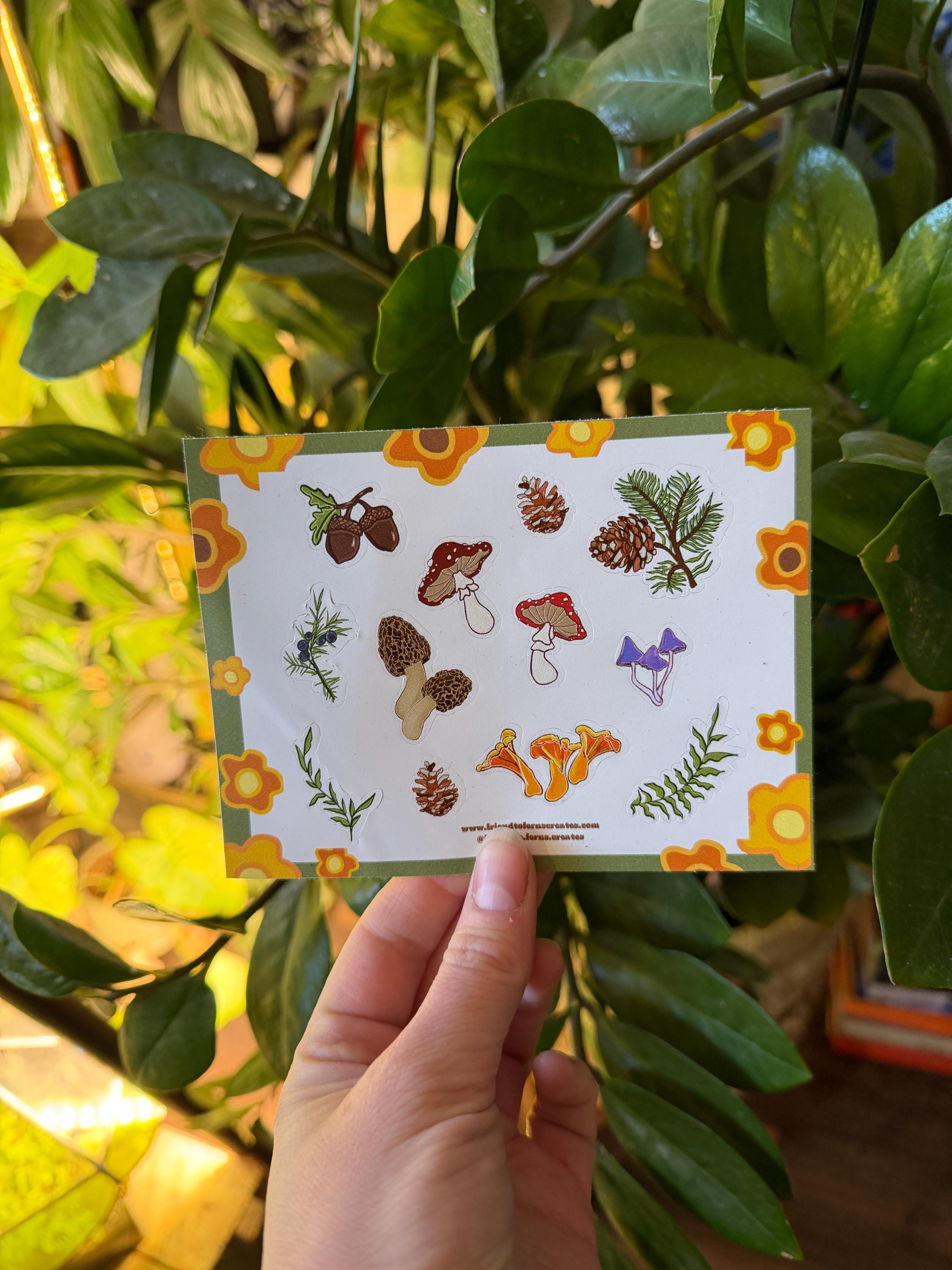 Forest Finds Sticker Sheet - Etsy