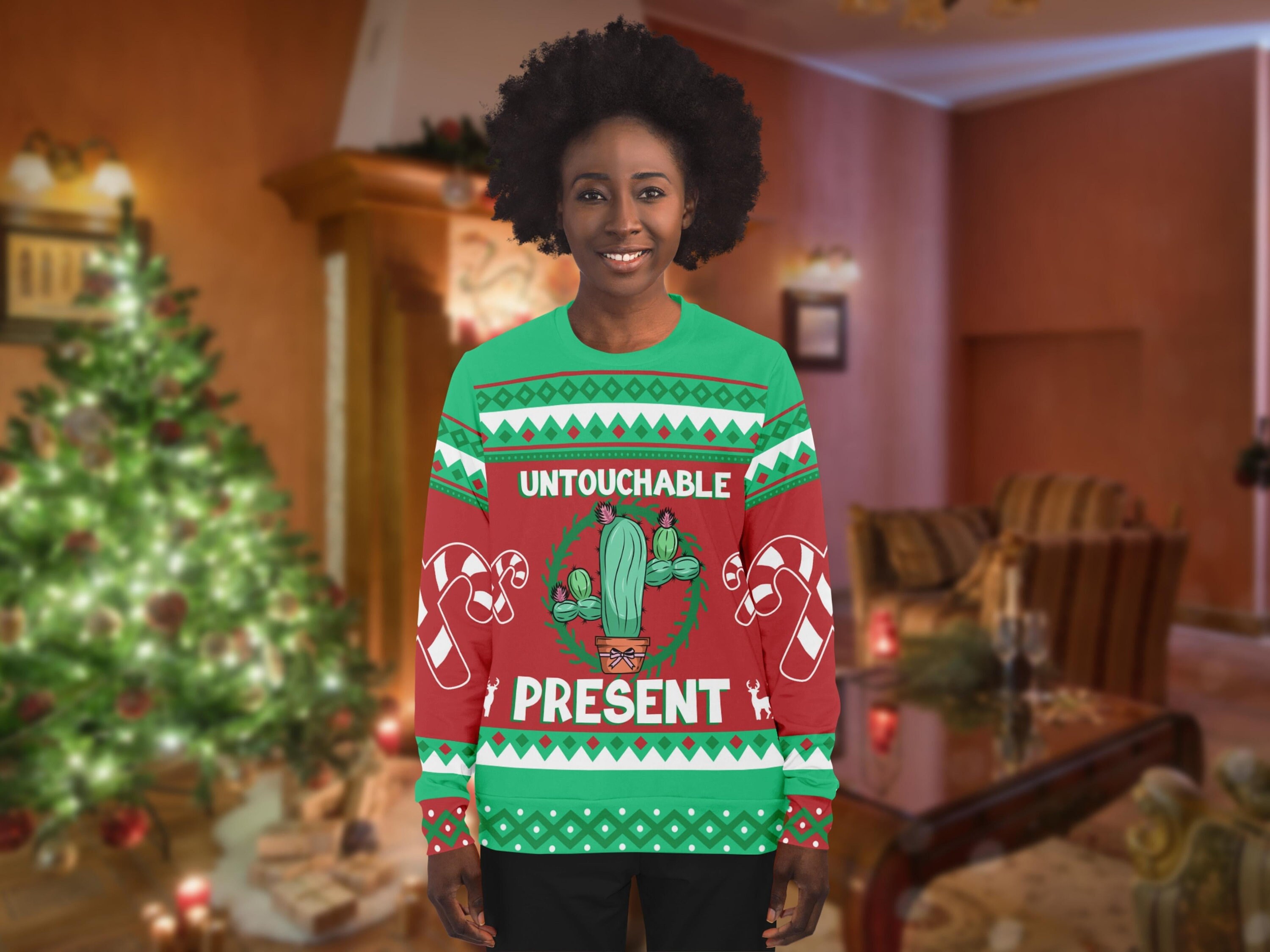Untouchable Ugly Xmas Sweater Ugly Sweater Christmas - Etsy Israel
