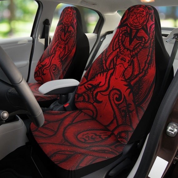 Horror Cubre asientos Fundas de asientos de coche Gótico Accesorios de coche  Góticas Cubiertas de asientos
