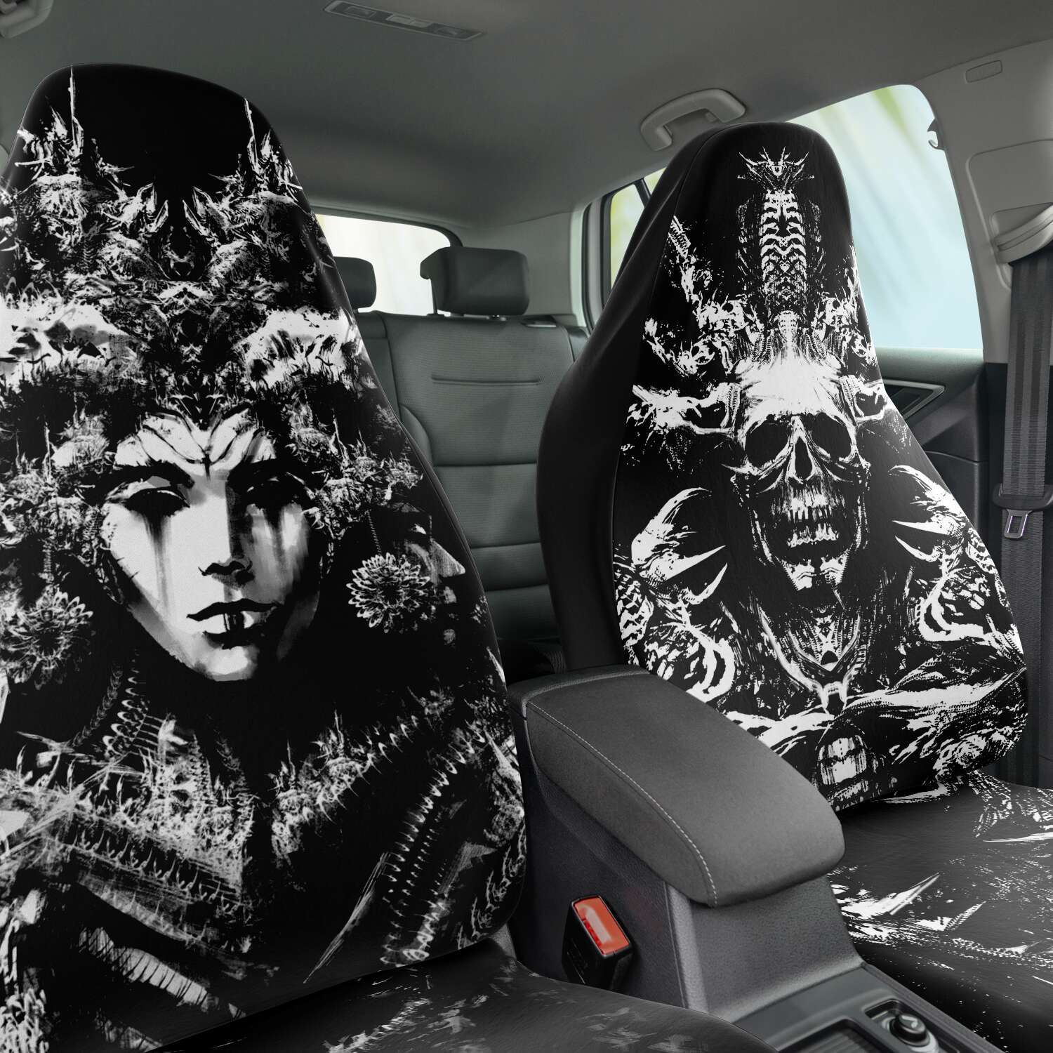 Viking Car Decor Car Seat Covers Goth Car Accessories Car Seat Cover Witch  Decor Goth Decor Van Seat Covers Gothic Seat Covers Witchy Stuff 