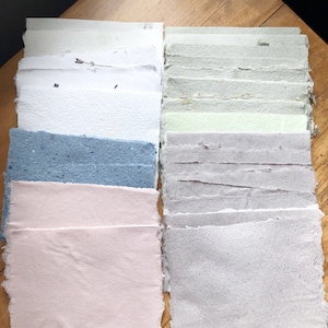 Pack of handmade paper seconds