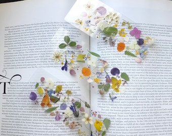 Real flower bookmarks