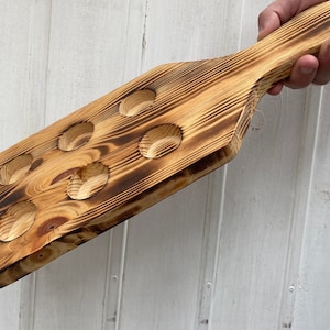 Rustiek houten shotbord - Handgemaakte serveerplank voor shots