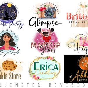 Business Logo Design Individuell | Logo-Design angepasst für Business | Personalisiertes Logo-Design | Maskenbildner Logo | Grafikdesign, Digitales Logo
