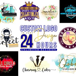 Custom digital logo design, Business logo custom, graphic design, Brand logo design, logo creator, modern logo, feminine logo