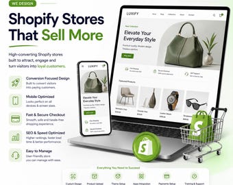 Projekt sklepu Shopify, projekt witryny Shopify, przeprojektowanie Shopify, projekt witryny e-commerce, sklep zoptymalizowany pod kątem urządzeń mobilnych, konfiguracja sklepu internetowego