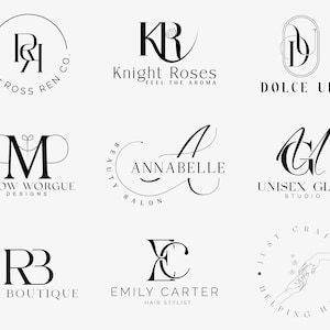 Custom Logo Design, Logo Creator, Brand Logo Design, Hand Drawn Logo, Hair Salon Logo, Beauty Brand Logo, Business Logo Maker , Branding kit