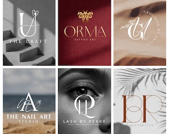 Logo Creator Custom Logo Design Branding Package | Business Logo Design Hand Drawn logo, Real Estate logo, Photography logo, Wedding Logo