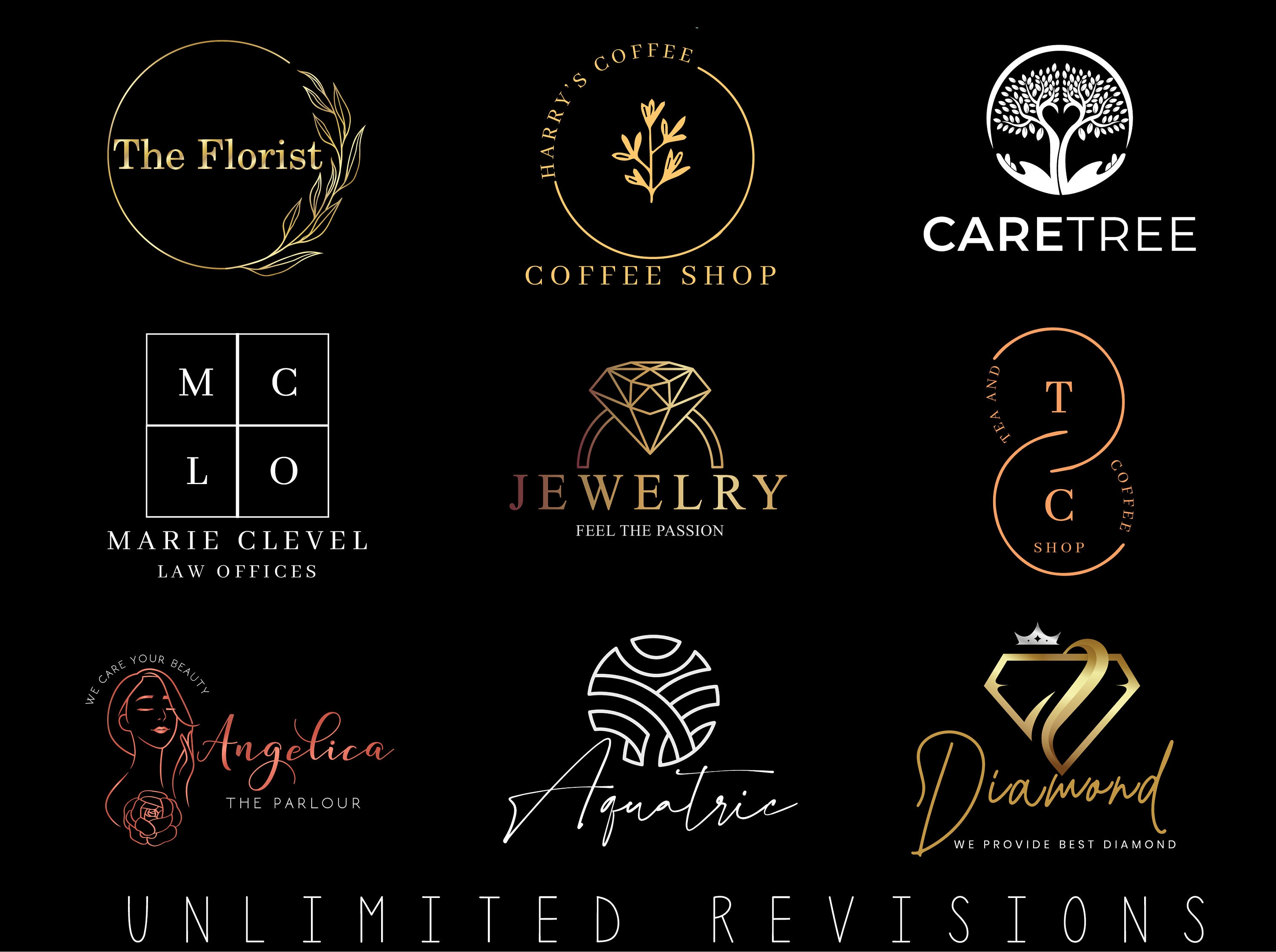 We will create custom logo design for you small and big etsy