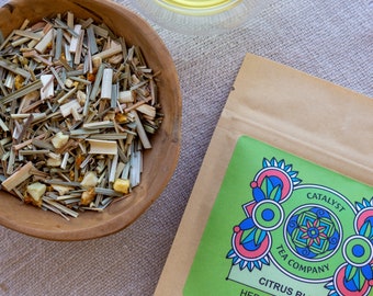 Lemongrass Ginger Tea | Caffeine-Free Herbal Loose Leaf Tea