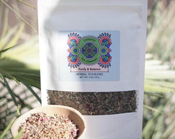 Raspberry Leaf & Nettle Tea | Women's Herbal Tea | Caffeine Free Tea | Loose Leaf Herbal Tea