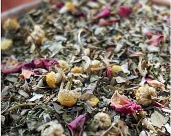 Bedtime Herbal Tea | Chamomile Tea Blend | Caffeine Free Tea | Loose Leaf Herbal Tea