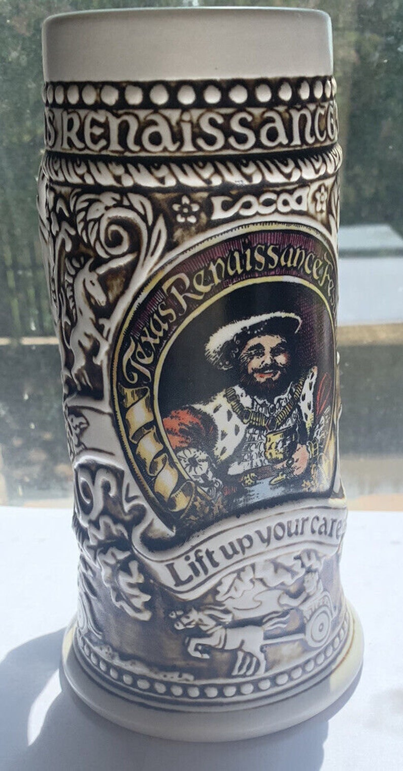 Texas Renaissance Festival 8 Beer Stein Ceramic Beer Stein Etsy