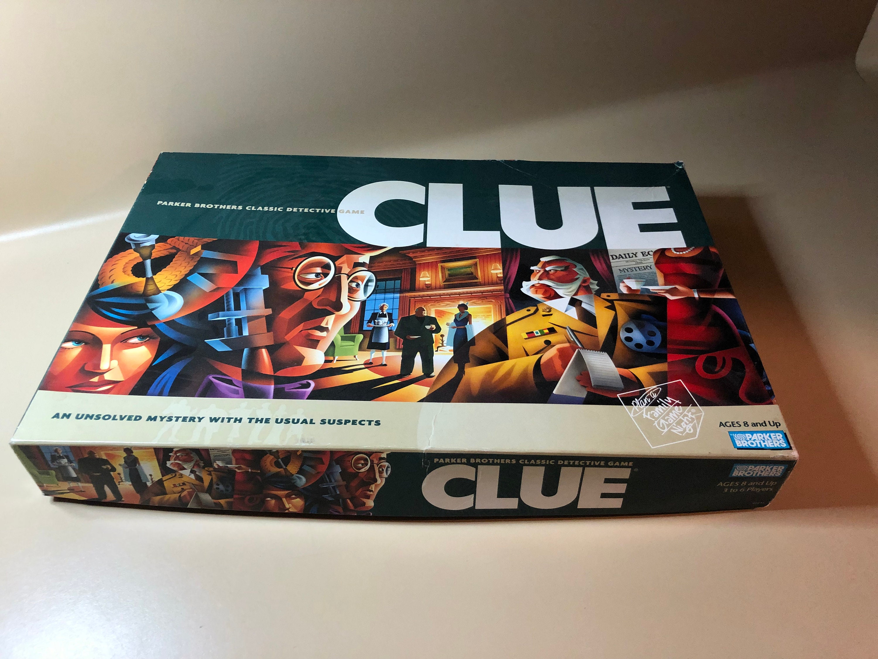Clue the Board Game - Etsy