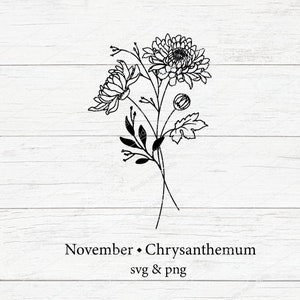 November Birth Flower Tattoos Chrysanthemums  Tattoo Glee