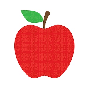 Apple Svg, Apple Clipart, Teacher Svg, School Svg, Apple monogram svg, Back to School svg, Png,Dxf, Cut files, Cricut, Silhouette, Glowforge