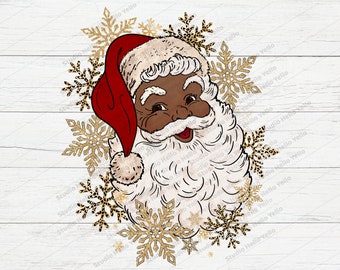 Santa believe PNG, Santa Png,Black Santa,Christmas Png,Santa sublimation design download,Believe,christmas,leopard,red,santa hat,png,Melanin