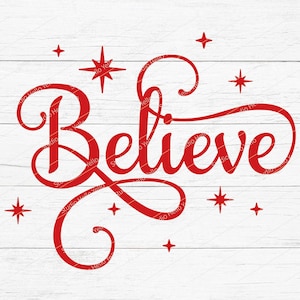 Believe SVG, Christmas SVG, Winter Door Sign SVG, Digital Download/Cricut,Silhouette,Glowforge,Christmas clipart,Believe Png,Dxf,Holiday svg