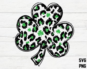 Leopard Print Shamrock Svg, St Patricks Day Svg, Shamrock Svg, St Patricks Day,St Patrick,St Patricks,Shirt,decor,Lucky,Shamrock,Svg,Png