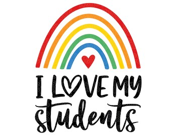 Download Love My Students Svg With Photos Etsy