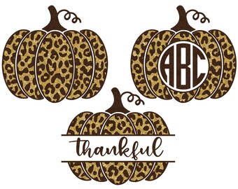 Download Pumpkin Monogram Svg Etsy
