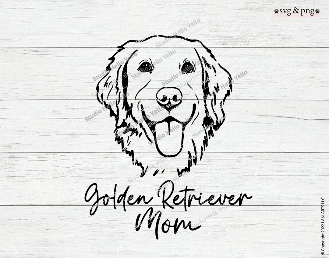 Dog Mom Svg, Golden Retriever Svg, Golden Retriever, Dog Svg,dog Dad ...