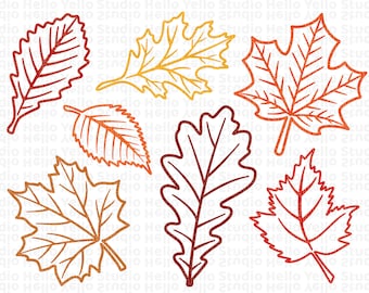 Fall Leaves Svg, Fall svg, Fall leaf svg bundle, Fall png, dxf, clipart, Cut files for Cricut, Glowforge files, Silhouette, Halloween svg