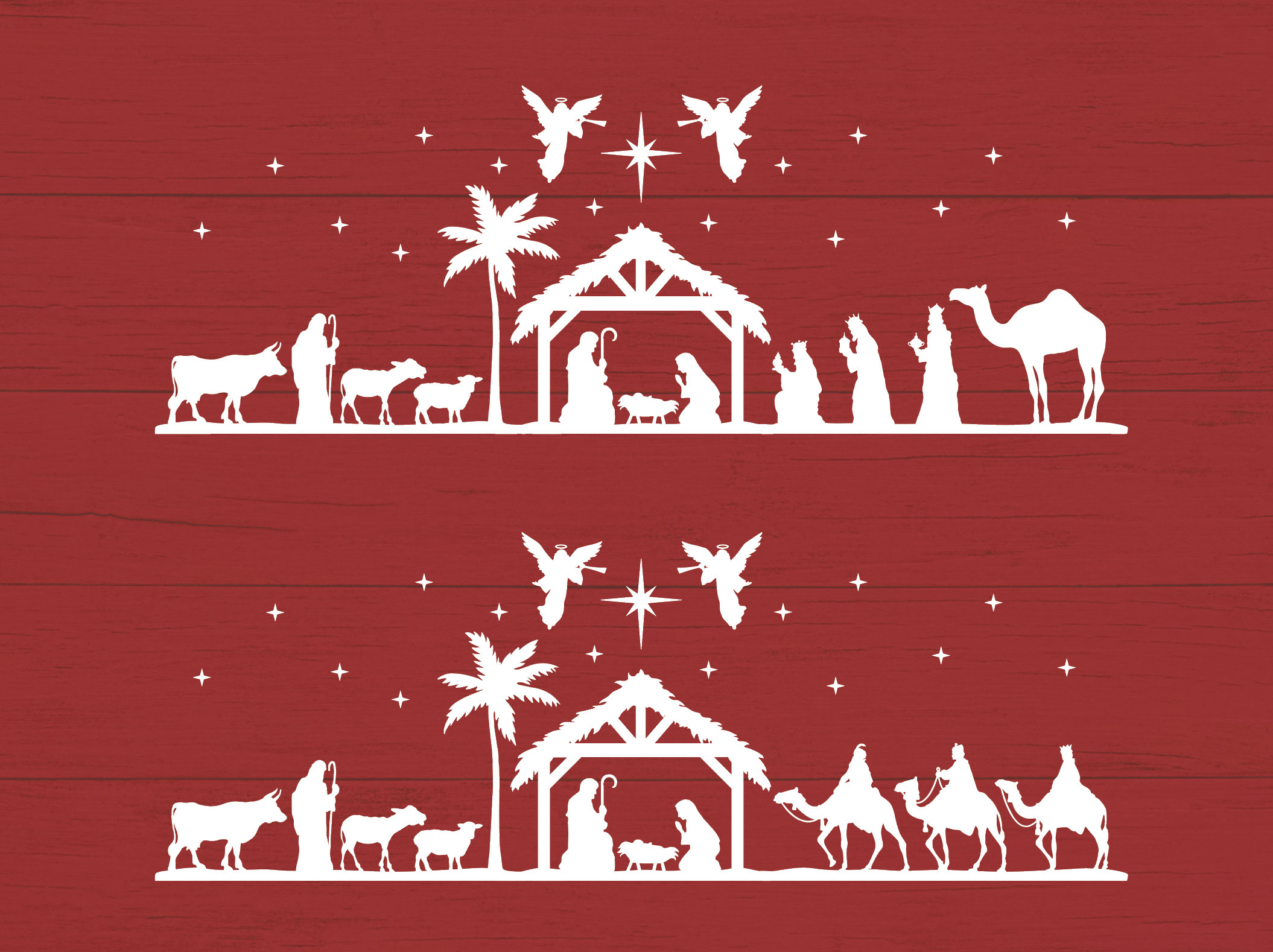 Nativity Scene SVG, Nativity SVG, PNG, Eps, Dxf, Jpg Instant Digital ...