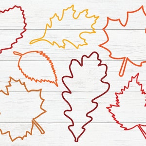 Herbstlaub, Herbst Blatt, Herbst Blatt, Herbst Png, Dxf, Clipart, Cut Dateien für Cricut, Glowforge Dateien, Silhouette, Halloween svg