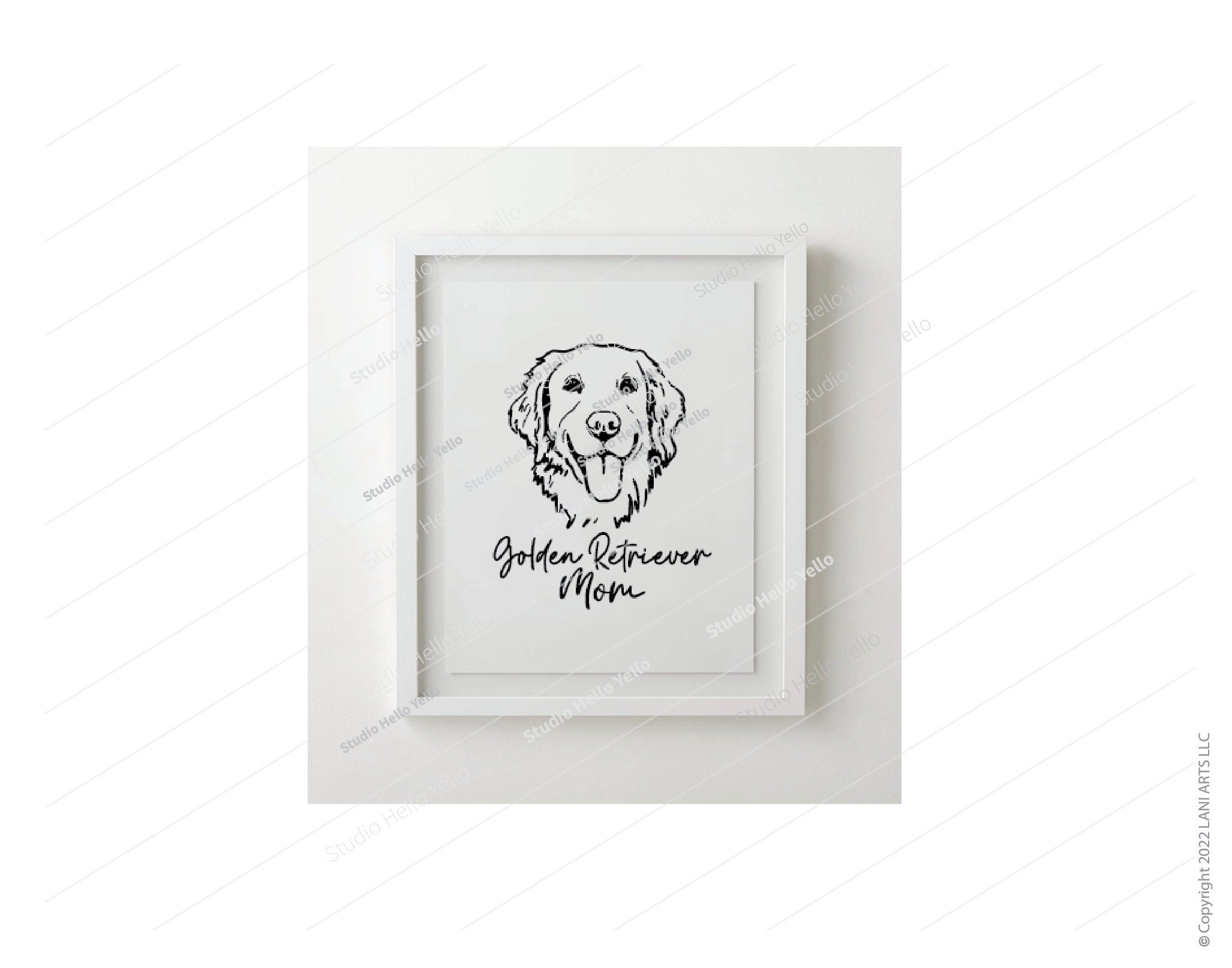 Dog Mom Svg Golden Retriever Svg Golden Retriever Dog - Etsy