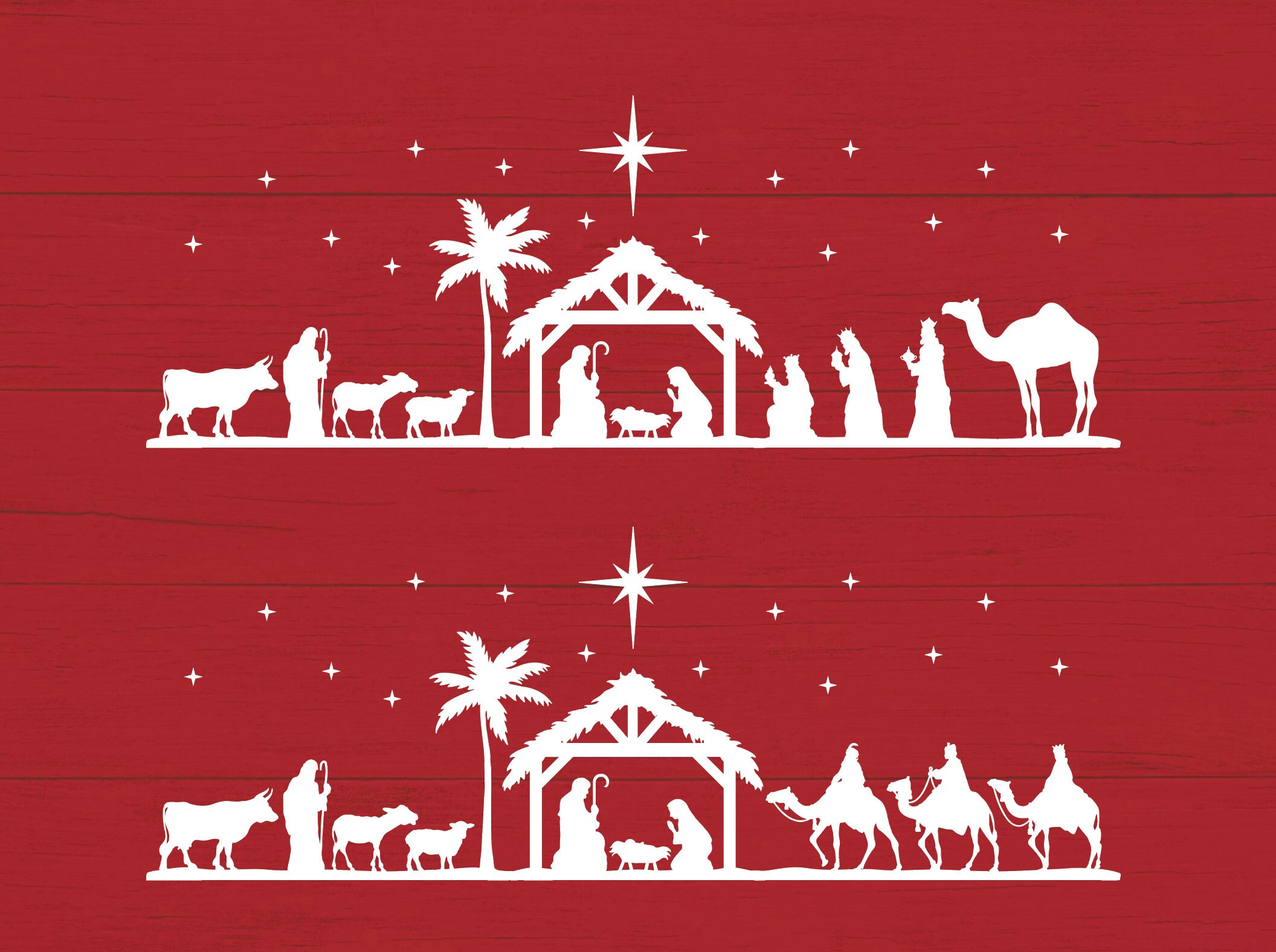 Nativity Scene SVG, Nativity SVG, PNG, Eps, Dxf, Jpg Instant Digital ...