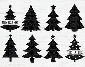 Christmas Tree Svg Bundle, Christmas Svg, Christmas Tree Svg, Christmas Clipart, Christmas Tree Png, Christmas Digital,Cricut,Silhouette,Dxf