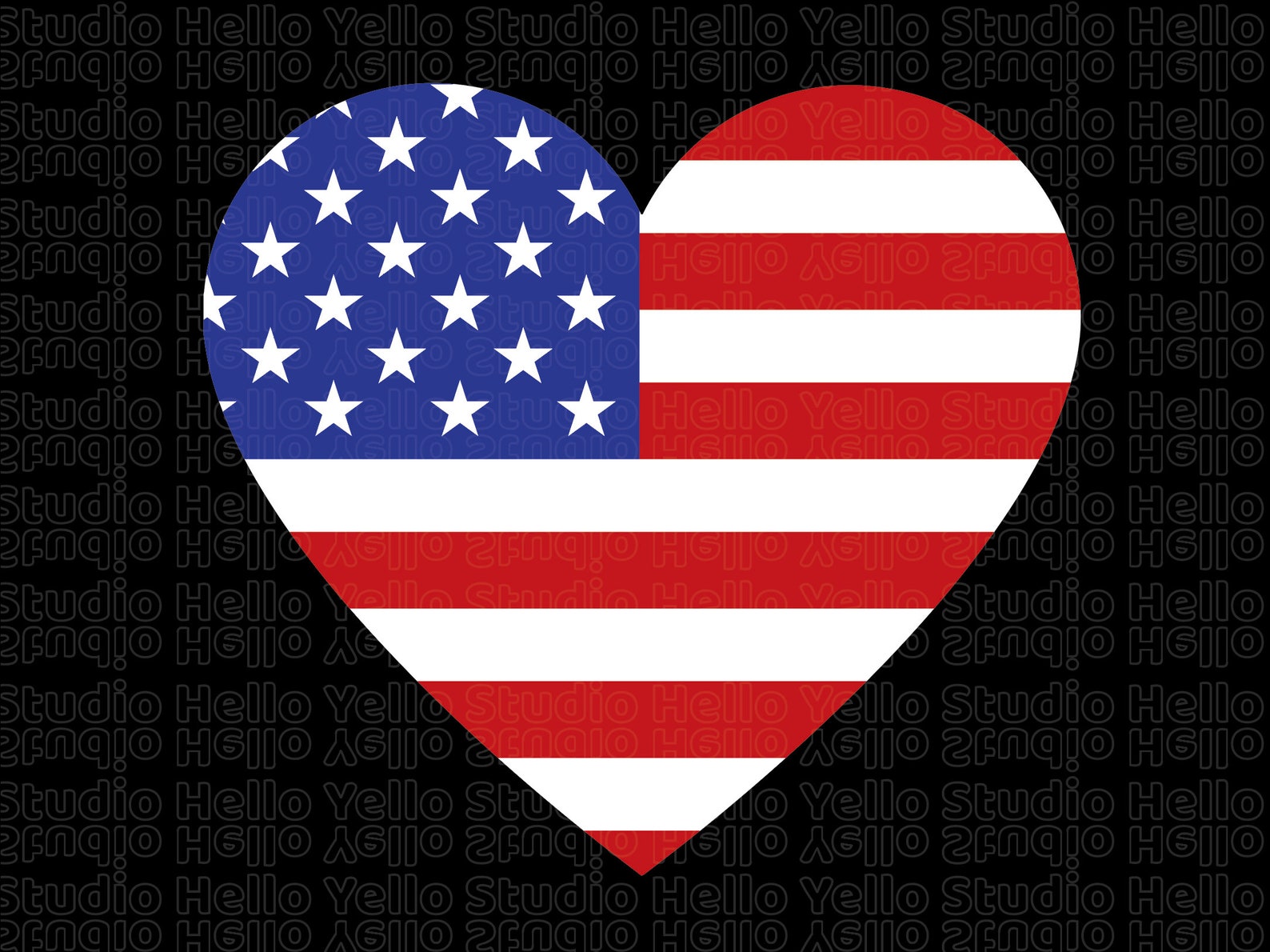 Heart Flag Svg 4th of July SVG July 4th Svg Fourth of July - Etsy