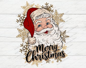 Buy Santa Merry Christmas PNG, Santa Png, Christmas Png, Santa