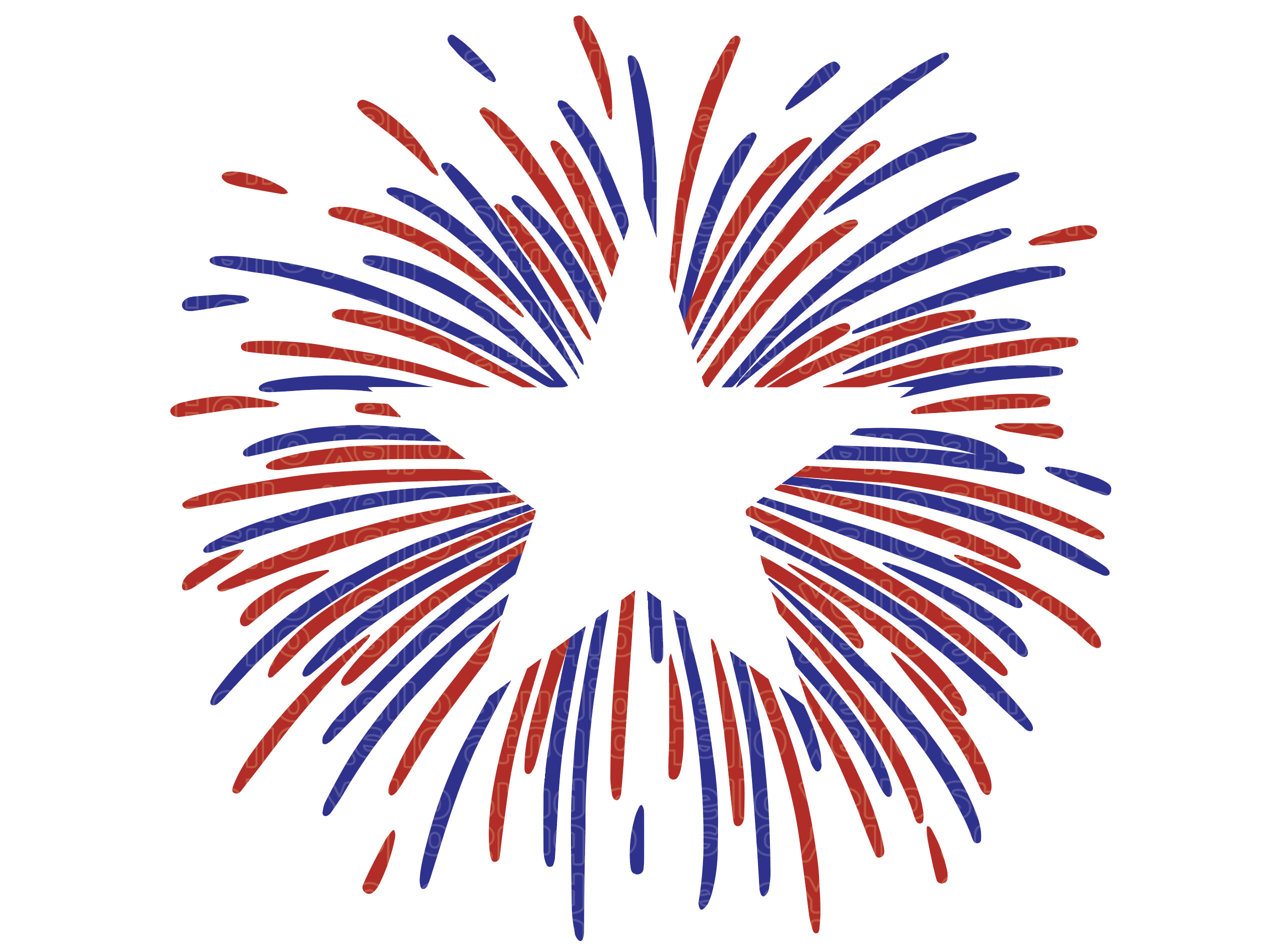 Firework Star SVG 4th of July SVG July 4th svg Fourth of Etsy