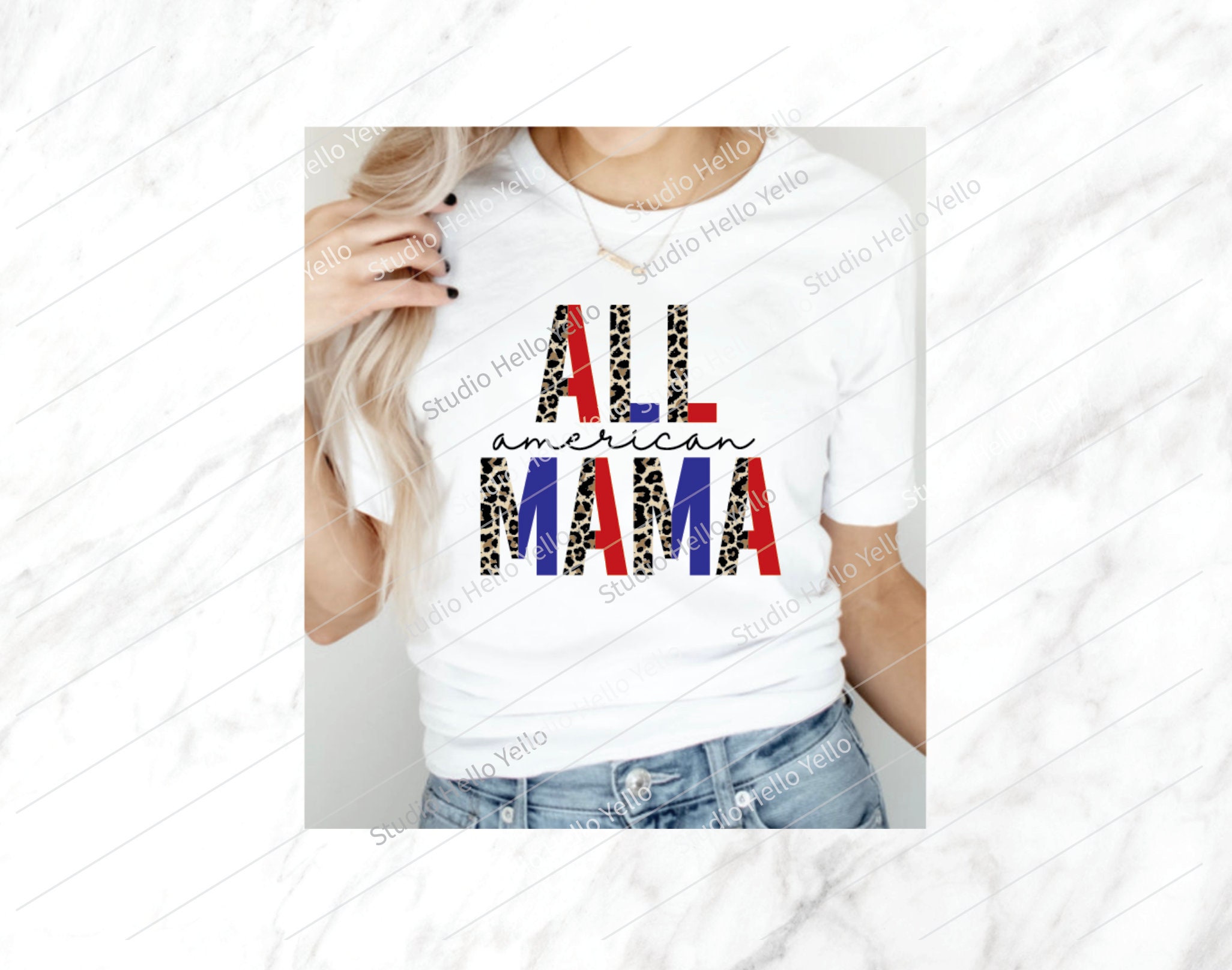 All American Mama Png, 4th of July Png, 4th of July, Sublimation ...
