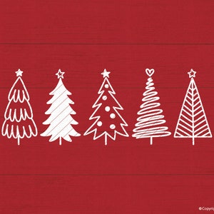 Christmas Tree Svg Bundle Christmas Svg Christmas Tree Svg Png Dxf White Gold Silver Christmas Clipart Christmas Digital Cricut Silhouette