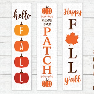 Fall Porch Sign Svg Bundle, Welcome Sign Svg, Halloween Porch Sign Svg,Autumn Porch Sign,Door Sign,Cut Files for Cricut,Silhouette,Glowforge