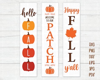 Fall Porch Sign Svg Bundle, Welcome Sign Svg, Halloween Porch Sign Svg,Autumn Porch Sign,Door Sign,Cut Files for Cricut,Silhouette,Glowforge