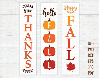 Herbst-Veranda-Zeichen-Svg-Bundle, Willkommensschild-Svg, Halloween-Veranda-Zeichen-Svg, Herbst-Veranda-Schild, Türschild, Schnittdateien für Cricut, Silhouette, Glowforge