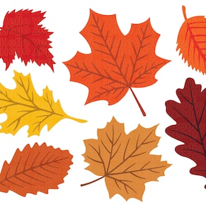 秋の葉の SVG、秋の svg、秋の葉の SVG バンドル、秋の png、dxf、クリップアート、Cricut 用のカット ファイル、Glowforge ファイル、シルエット、ハロウィーンの svg