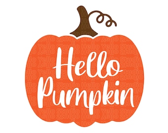 Hello Pumpkin Svg, Fall svg, Fall Door Sign svg, Pumpkin svg, Halloween svg, Hello Pumpkin Png, Thanksgiving svg,Cricut,Silhouette,Glowforge