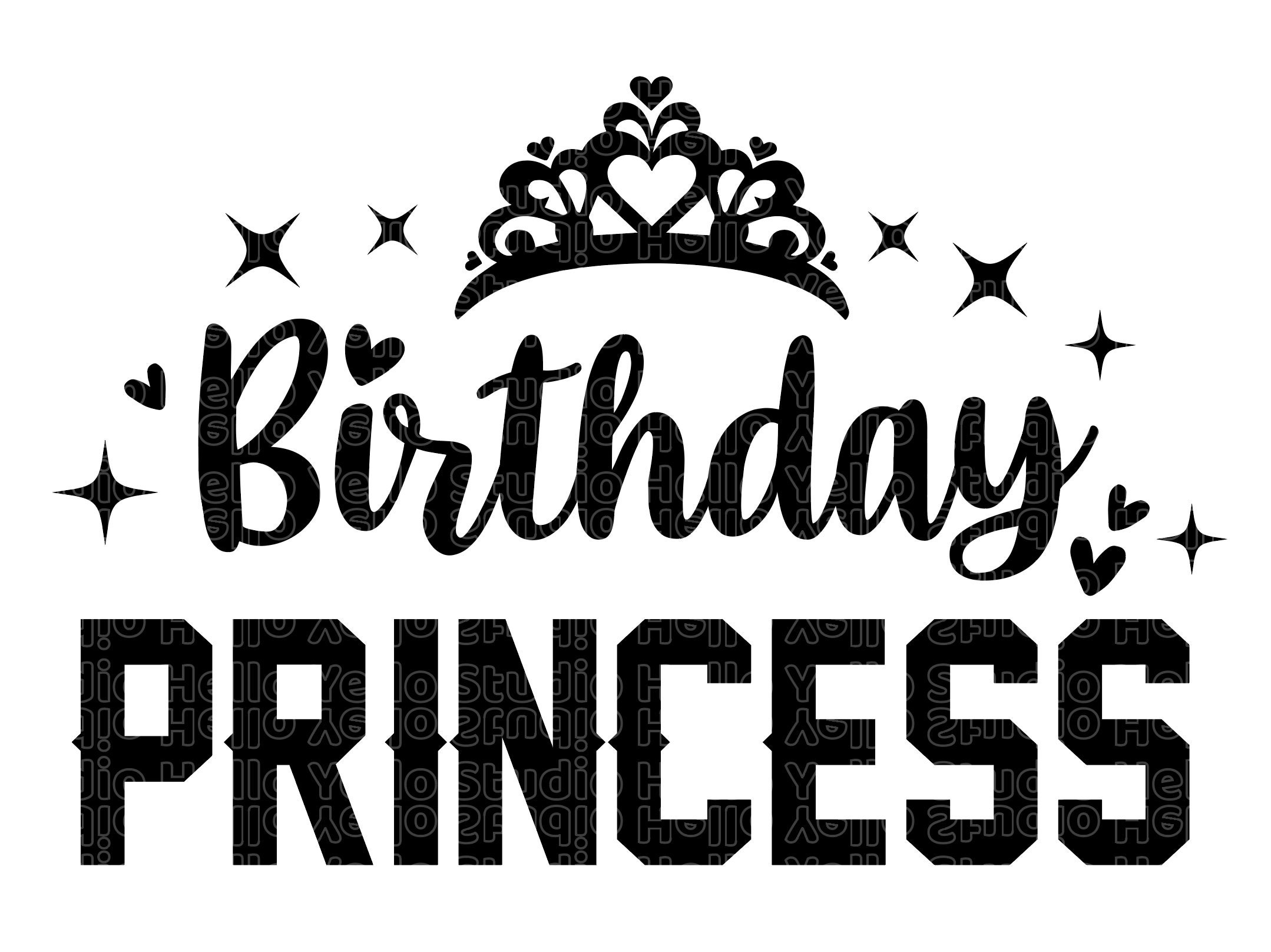Birthday Princess Svg Birthday Girl Svg Birthday Svg Its My - Etsy